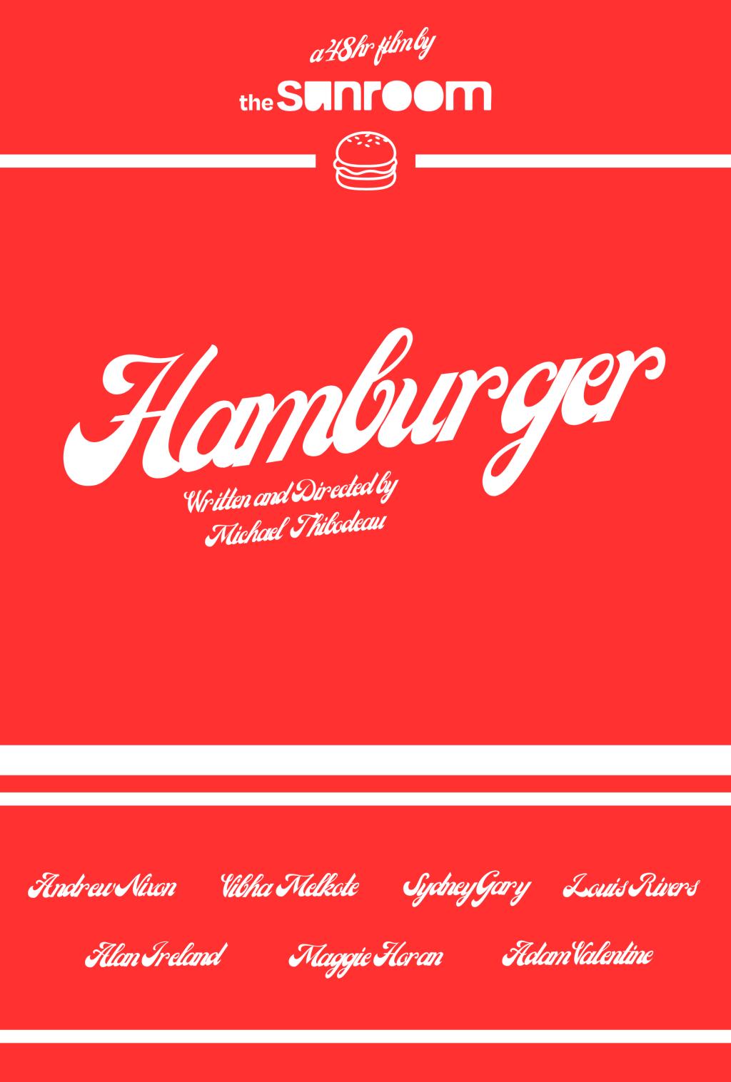 Filmposter for Hamburger
